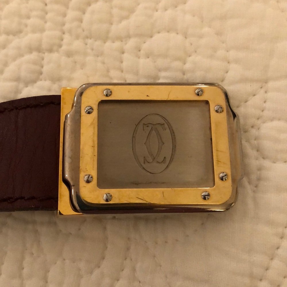 CARTIER boys vintage leather belt